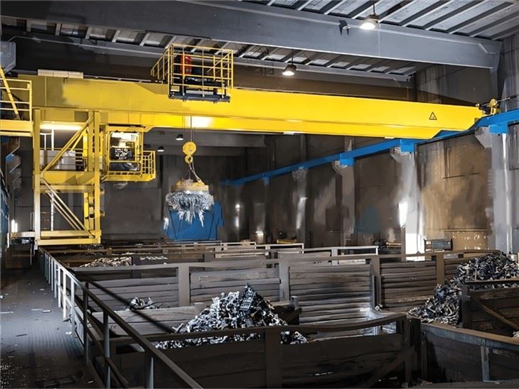 electromagnet crane