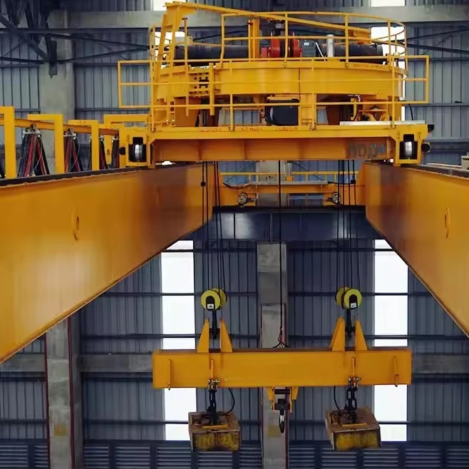 Magnetic Double Girder Overhead Crane factory