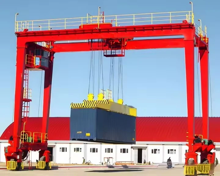 Rubber Tyred Double Girder Gantry Crane best