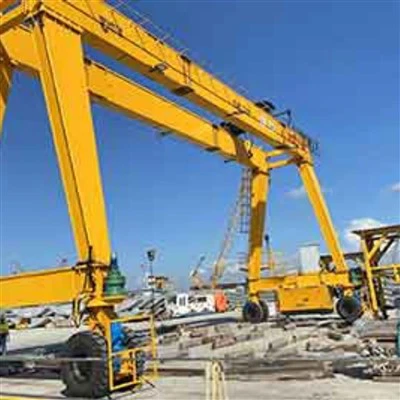 100 طن مثبتة على السكك الحديدية رافعة
